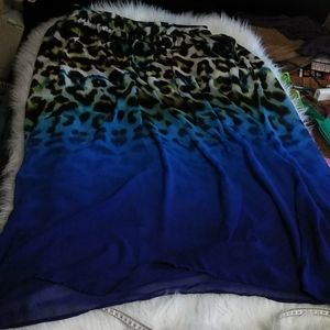 Leopard print Maxi skirt size XL by Worthington